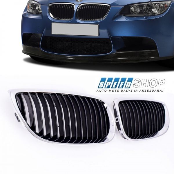 BMW 3 (E92, E93) chromuotos grotelės